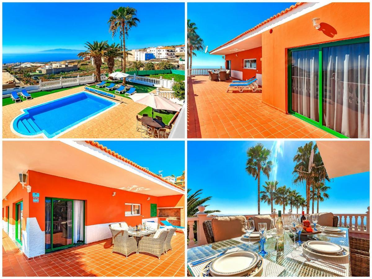 Villa Raquel With Private Pool And Sea View Los Menores Kültér fotó