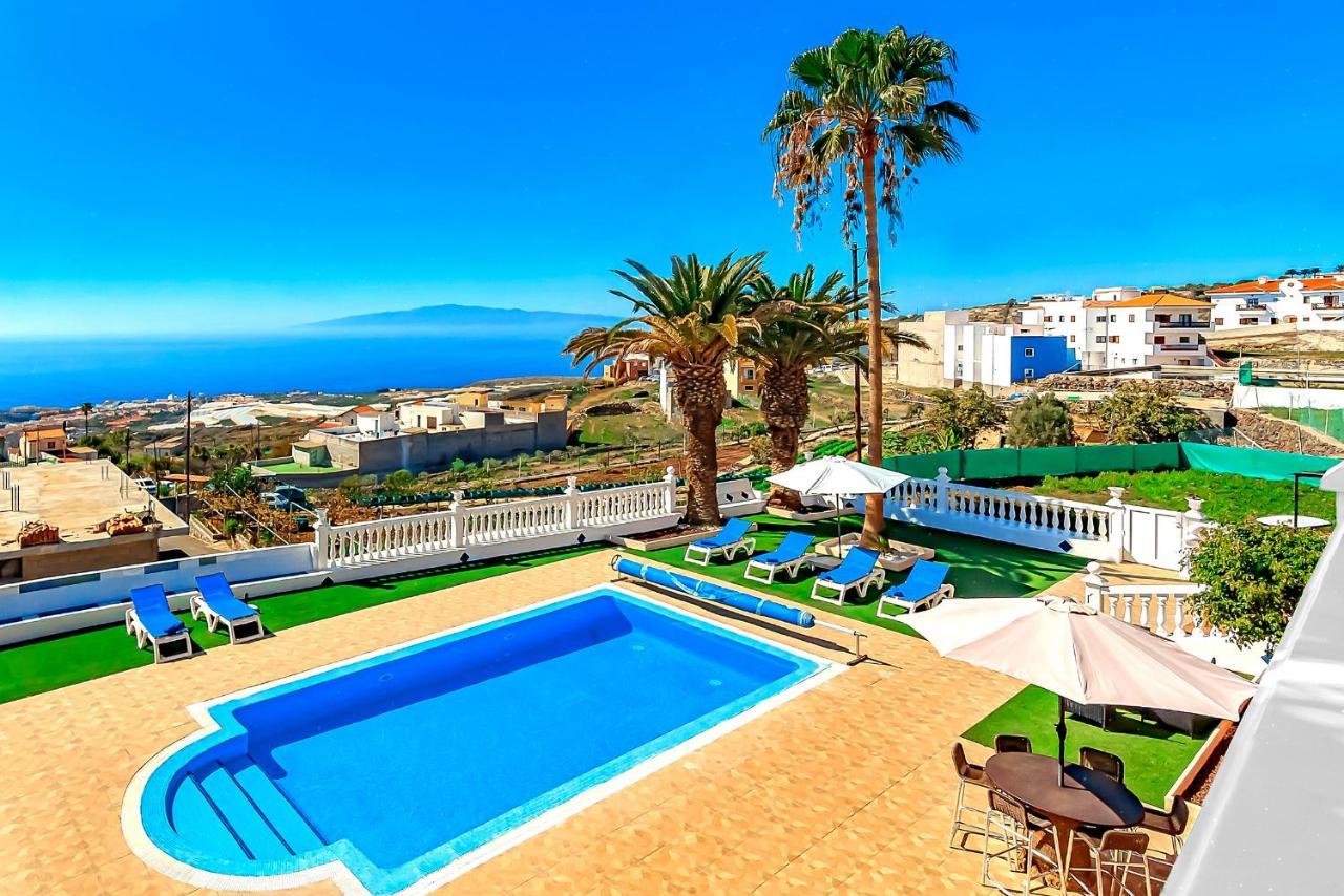 Villa Raquel With Private Pool And Sea View Los Menores Kültér fotó