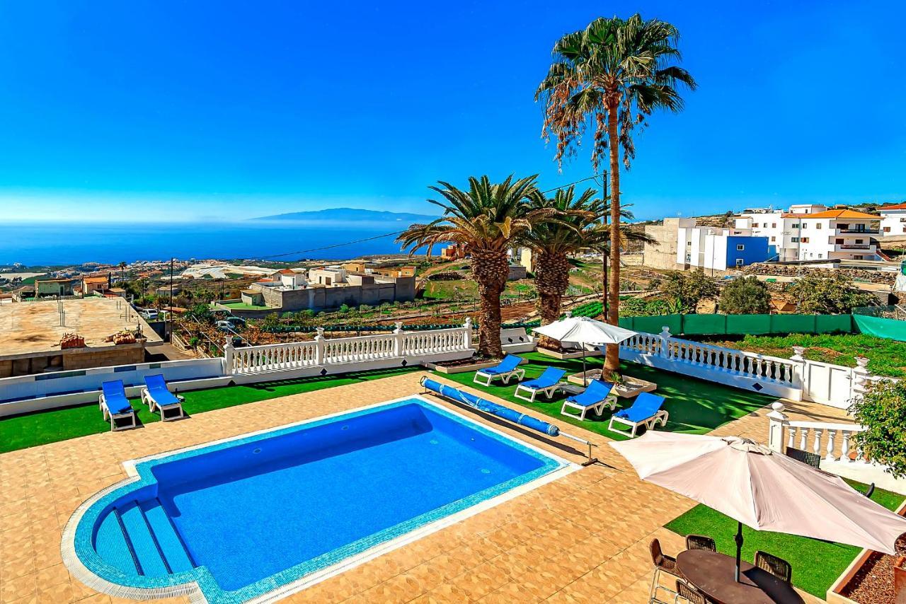 Villa Raquel With Private Pool And Sea View Los Menores Kültér fotó